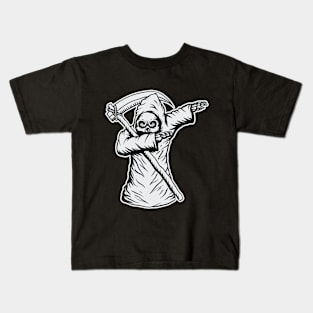 Grim reaper dabbing Kids T-Shirt